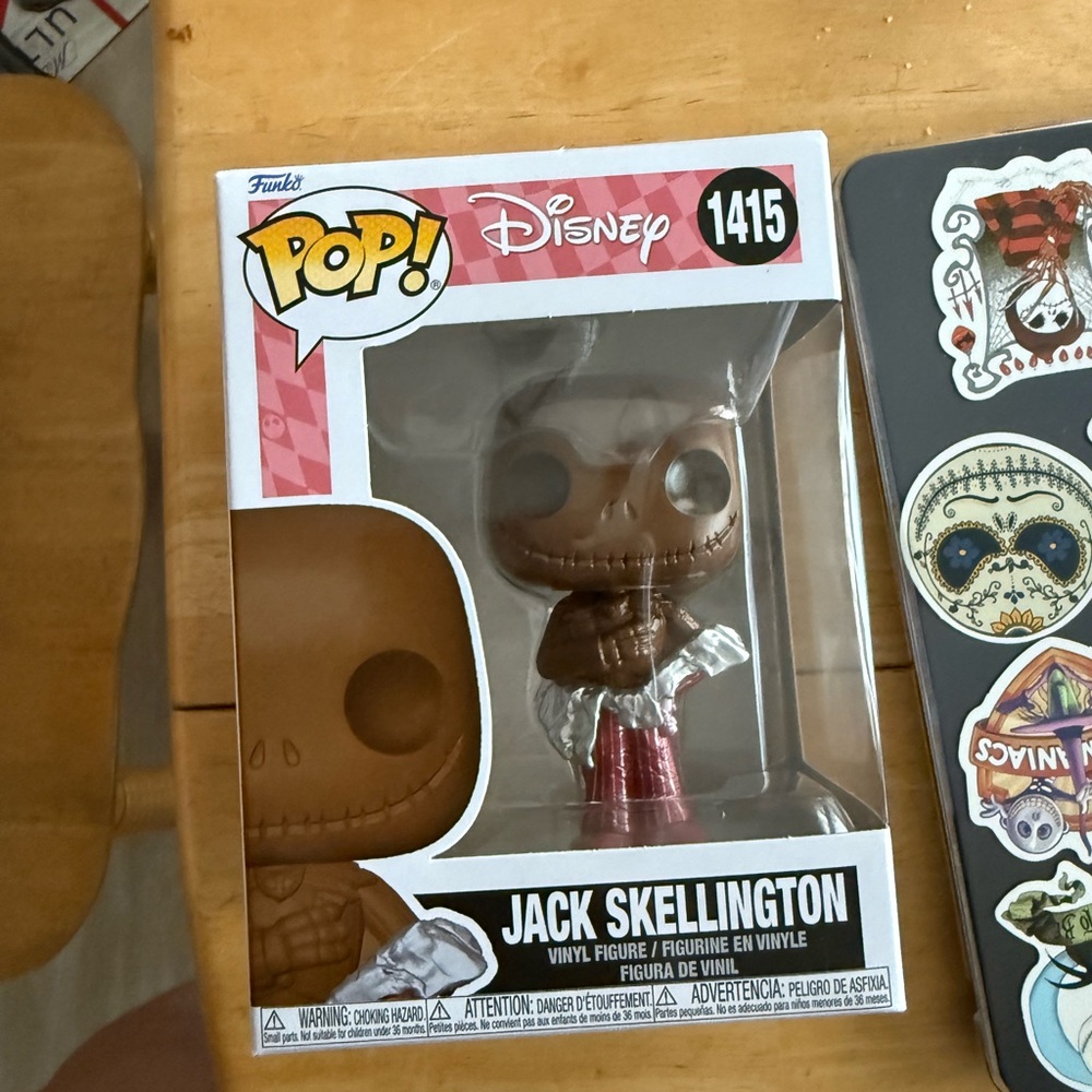 Funko Pop! Disney Jack Skellington Brown and Red Figure